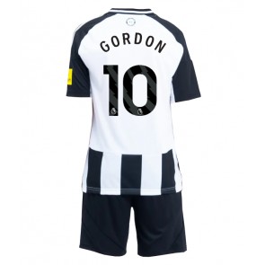 Billiga Newcastle United Anthony Gordon #10 Hemmatröja Barn 2024-25 Kortärmad (+ Korta byxor)